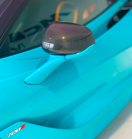 McLaren Carbon Fiber Mirror Cap Set